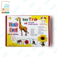 Thẻ Học Thông Minh Size A5 15x21cm Dạy Bé Về Thế Giới Xung Quanh 100 Thẻ 15 Chủ Đề Ivory 400 Flashca