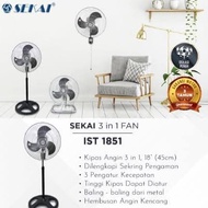 SEKAI STANDFAN IST1851 IST 1851 IST-1851 18 INCH IRON 3 IN 1