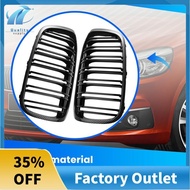Carbon Fiber Style Front Kidney Grille Grills 2PCS Fit for  2 Series F45 F46 2018-2021 Car Accessori