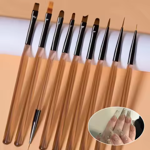 1pcs Nail Pen Brush Sweep Pen Light Therapy Drawing Line Pen Gradient Pen Nail Brush▪