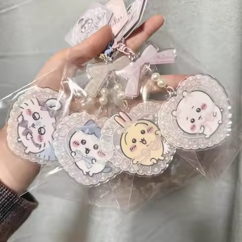 Jiikawa surrounding Harajuku limited acrylic keychain pendant Hachi Usaki cartoon backpack pendant