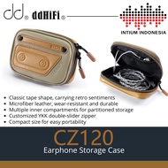 DdHiFi CZ120 / CZ 120 / CZ-120 Retro Cassette Style Earphones Storage Case