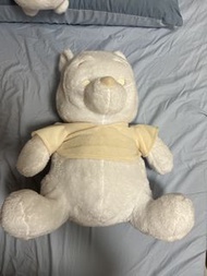 迪士尼100週年白色小熊維尼公仔
