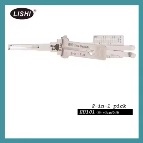 LISHI HU101(10) V.3 Ign/Dr/Bt 2-in-1 Auto Pick and Decoder for Ford and Rover Volvo