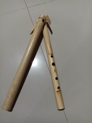 suling bambu 6 lubang alat musik tradisional bisa cod