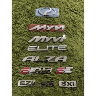 Perodua Emblem / Logo alza , Viva , Elite , Myvi , SE , SE 1.5 , EZI