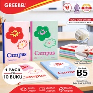 (10 books) Greebel Campus Boxy Notebook 40 Sheets (1 Pack 10 Books) B5 40-8 School Book I Greebel No