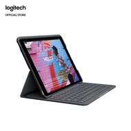 Logitech SLIM FOLIO iPad Keyboard Case 10.2 Inch 7th 8th & 9th Generation Bluetooth with Integrated 