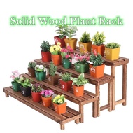 Wooden Plant Rack Multi-tiers Plant Stand Outdoor Step Flower Display Stands Flower Stand Multi-Layer Plant BZ7E