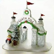 DEPARTMENT 56/HERITAGE VILLAGE COLLECTION/NORTH POLE SERIES/" NORTH POLE GATE"