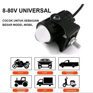 Wholesale d2 laser mini projector highlow 12v motorcycle car spotlight