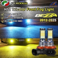 【2PCS】3Color Perodua Bezza H11 Fog Light Myvi Fog Light H11 Fog Lamp for Alza 2014/Axia Se/Aruz Spor
