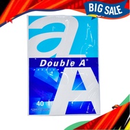 (40 sheets) Kertas A4 Double, A A4 Paper 80GSM (40 sheets/pack)
