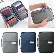 灰色 小號 護照包 牛津布信用卡駕駛證收納重要文件卡包 證件收納包 旅行必備收納袋