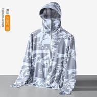 Coat Sun Protection Clothing Men's Large Size Ice Sense Thin Style Ultraviolet Protection 2026 Camou