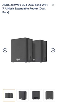 ASUS ZenWiFi BE3600 WiFi 7 Mesh System (Dual Pack)