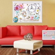 Tranh đính đồng hồ hoa Y8123 70x50cm