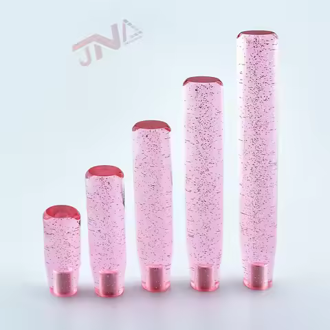 Pink Shift Knob JDM Bubble Gear Lever Knob Gear Shift Knob for Racing Car LED Shift Gear Knob