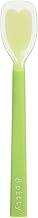 Kateki Shoji PT-0102 PTYGRACE Silicone Spoon, 6.3 inches (16 cm), Spatula Shape, Small, Green, Made 