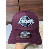 NE 9 Forty A Maroon LA Lakers Baseball Cap Adjustable Snapback