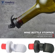 TIMEKEY Wine Bottle Stopper Hand Press Sealing Champagne Beers Cap Cork Plug Seal Lids Reusable Leakproof Silicone Sealer Wine Fresh Saver O6Z3