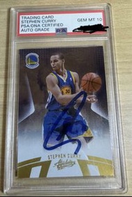 Stephen Curry 親筆簽名球員卡（球場現場簽）(可議價）