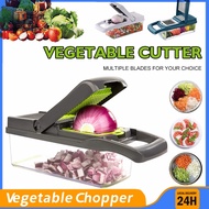 【SG Stock】Multi-Functional Food Chopper - Vegetable Cutter Garlic Chopper Dicer Grater Slicer