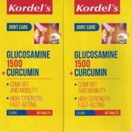 Kordels Glucosamine 1500 + Curcumin TwinPack 2x60s