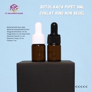 5ml glass pipette bottle 5ml dropper bottle/ 5ml serum bottle/ - whiteRing