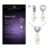 Borneo Pearls Pearl Pendant & Earrings Set - Puppy Luv