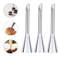 Cream Icing Piping Nozzle Tip 1PC Stainless Steel Cupcake Puffs Injection Russian Syringe Puff Nozzl