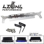 LZONE - New Trust type Universal Engine Oil Cooler Mounting Bracket Kit 2mm Thickness Aluminum JR-OC