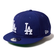 Los Angeles Dodgers Double Logo Royal Blue 9FIFTY Snapback Cap