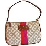 Kate Spade Linet Classic Spade Wristlet Clutch Stucco