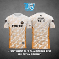 FNATIC Championship Jersey 2024 New (free custom nickname)