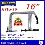 KT-6231 (KT 6231 - 16") KINGTOYO TWO VALVE SPRING COMPRESSOR (KTVJ-16) KING TOYO JAPAN TYPE