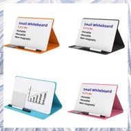 (NDPB) Portable Small Whiteboard Reusable Mini Magnet Dry Erase Board with Marker Wipe Cloth Magneti