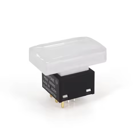 PB26-13M-E Square 15x26mm RGB LED SPDT Momentary Self-Return PCB Push Button Switch for Video Proces
