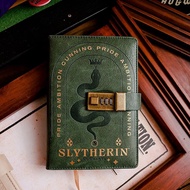Genuine Harry Potter Diary Combination Lock Notepad Hogwarts Castle Notebook Slytherin Notebook 12.2