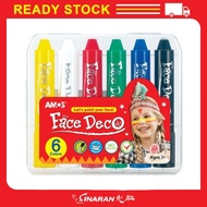 AMOS Face Deco Crayon 6 Color