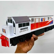 Lokomotif Kereta Api CC201 Livery 2014 White Orange - MINIATUR KERETA