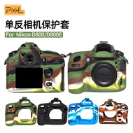 Warna Sesuai untuk Canon Nikon Sony Fuji Silicone Case Sarung Pelindung D800 D750 5D4 DSLR Camera 4.