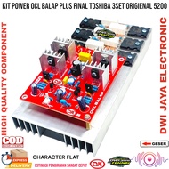 Kit Power Amplifier OCL BALAP Plus Final Toshiba 3Set 5200 Original