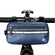 Rhinowalk Bicycle Handlebar Bag For Brompton and 3Sixty 3L Multifunctional Portable Bicycle Front Bag With Reflective Strap Frame Bag Shoulde Handbag Waist Bag Bicycle Accessories for Mountain Road Touring Bike