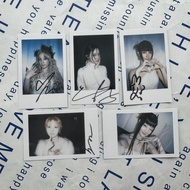 Gambar polaroid kad bertuah idola, gambar polaroid kad autograf Song Yuqi, Ye Shuhua.