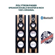 Polytron Pas 69 Speaker Aktif Bluetooth Karaoke Speaker 8 Inch Pas69