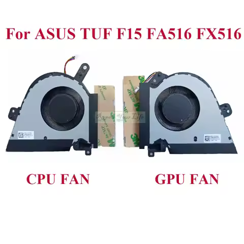 New 12V Laptop Cooling Fans Cooler For ASUS TUF F15 FA516 FX516 FX516P FX516PE PM CPU VGA Graphics C