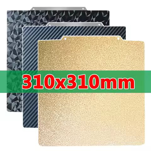 For QIDI Plus4 310x310mm Build Plate Spring Steel Sheet Double Sided for Creality CR10S Artillery Si