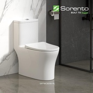 SORENTO One Piece Water Closet (SRTWC8318RL) S-Trap Wash Down 10 Inch 250mm (White) Rimless Tandas