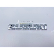 SUZUKI Emblem Logo Wording Car Trunk Letter Badge Universal Chrome